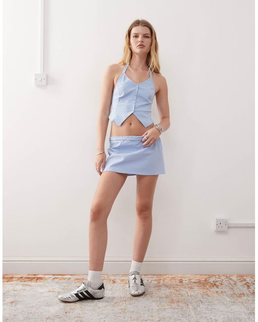 Collusion Blue Mini Bangaline Skirt