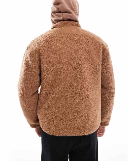 Chaqueta De Sherpa Flight De Nike de hombre de color Brown