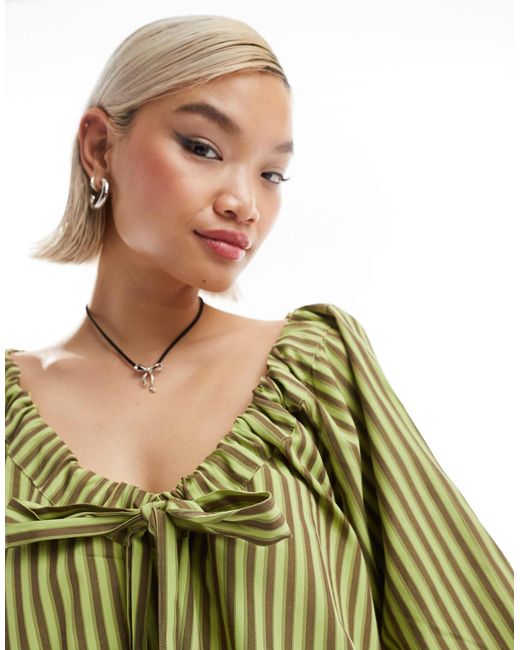 green emerald velvet dress Olive Green Smocked Mini Dress  Gabi Swimwear