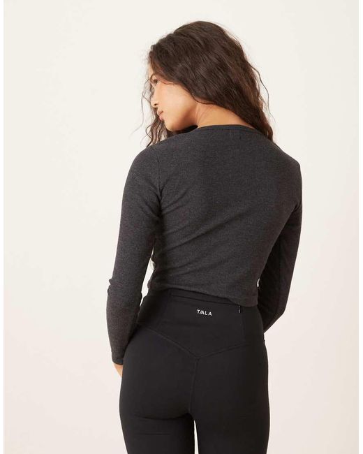 agon® Black Long Sleeve Top