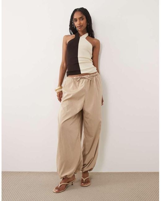Pretty Lavish Black Estelle Knitted Twist Halter Neck Top