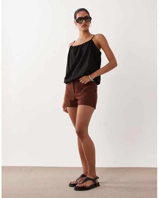 ASOS Brown Micro Shorts