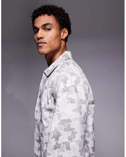 ASOS Gray Bomber Jacket for men