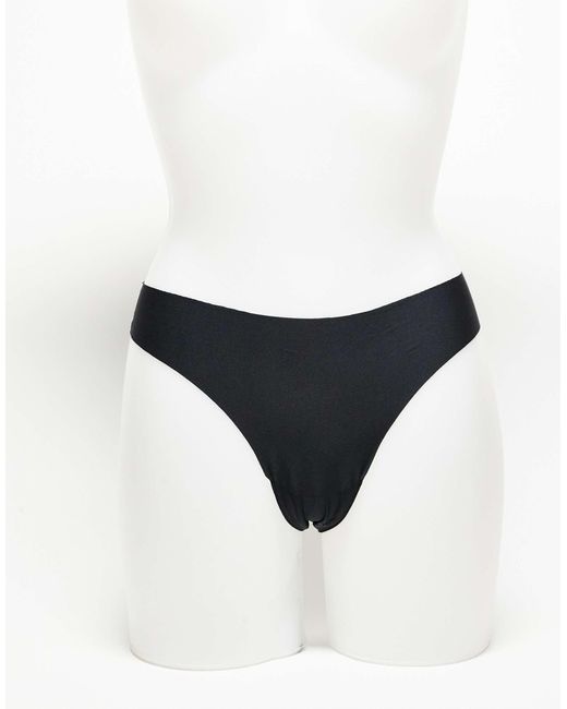 ASOS Black 3 Pack No Vpl Thong
