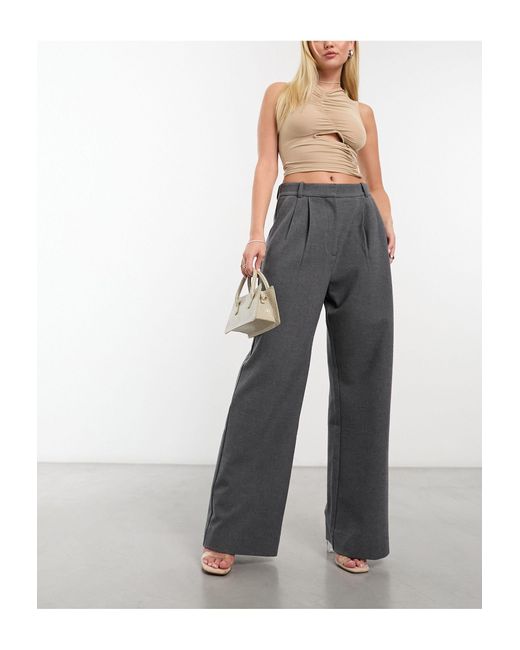 Abercrombie & Fitch Gray Sloane Tailored Trousers