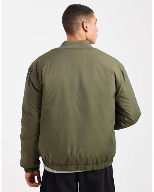 ASOS Green Bomber Jacket for men