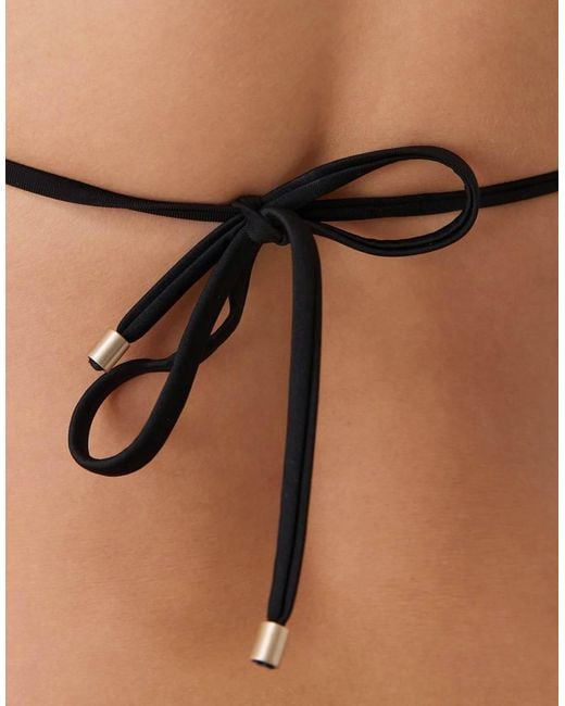 Rhythm Black Classic Triangle Bikini Top
