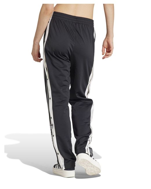 Adibreak - pantaloni con bottoni a pressione neri e blu di Adidas Originals in Black