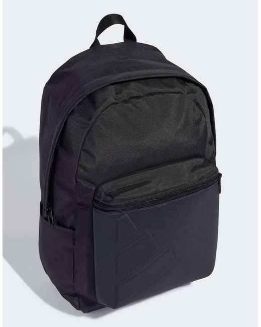 Adidas Originals Blue Essentials Embossed Logo Backpack