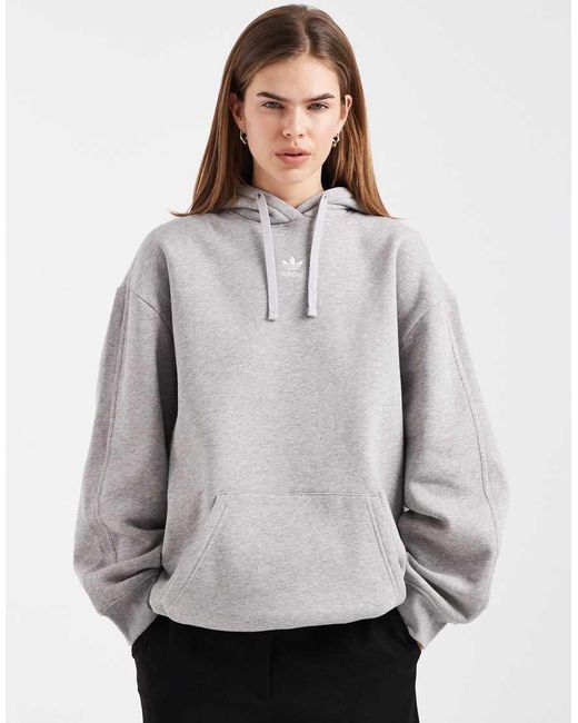 Adidas Originals Gray Essentials Oversized Hoodie