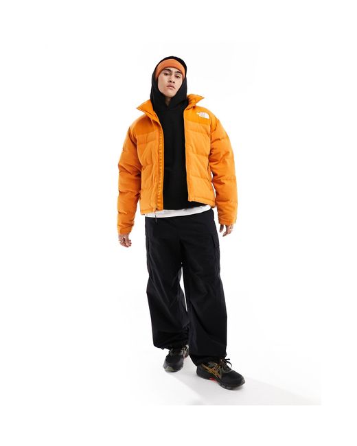 North face jacket mens on sale orange