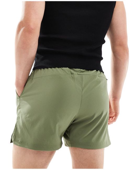 New Balance Green Ac Lined Short 5" for men