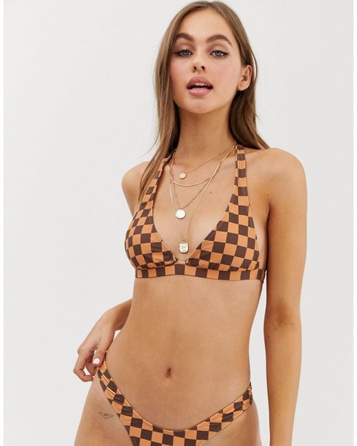 checkerboard bikini
