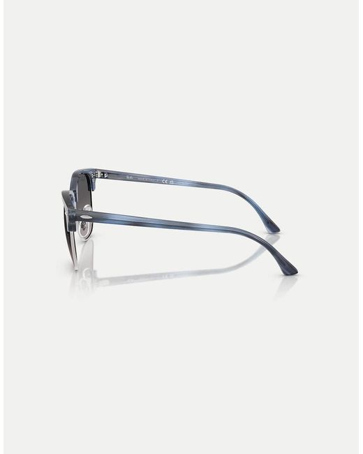 Ray-Ban Blue Clubmaster Sunglasses With Polarised Lens