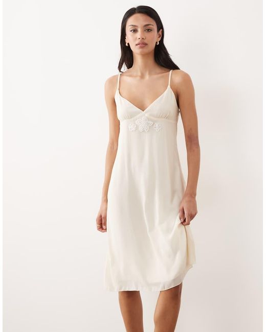 Dippin' Daisy's Natural Dippin Daisys Bridal Slip Mini Dress