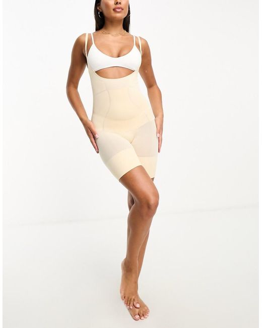 DORINA Natural Absolute Sculpt High Control Open Bust Shaping Bodysuit With Shorts