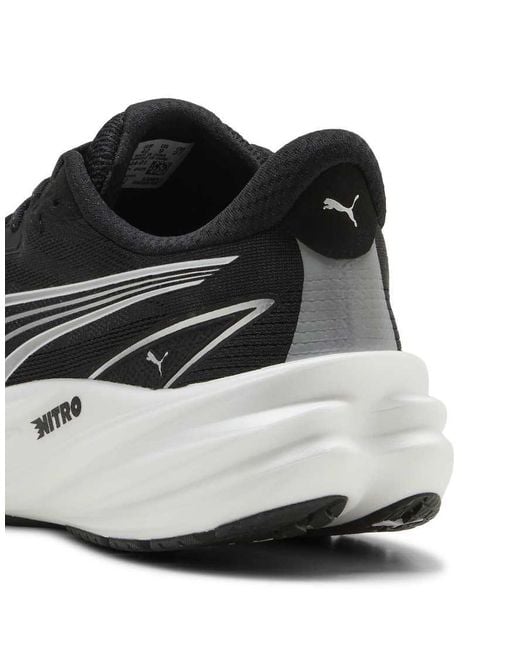PUMA Black Velocity Nitro 5 Running Shoes for men