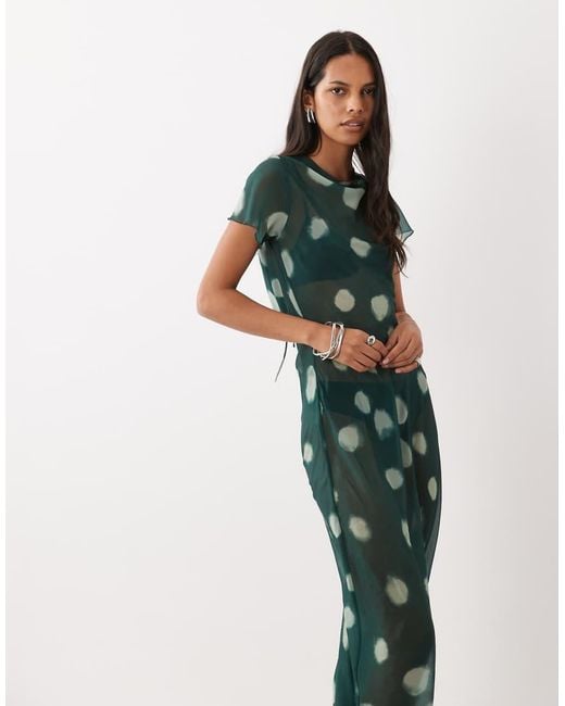 ASOS White Cowl Back Maxi Dress