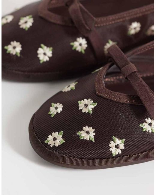 ALDO White Aurabella Floral Ballet Flat