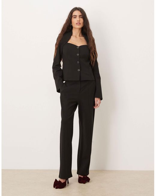 Blazer habillé sculpté d'ensemble Y.A.S en coloris Black