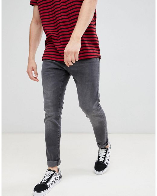 Wrangler Denim Bryson Skinny Jeans Gray 