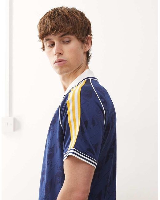 Adidas Originals Blue Adidas Football Real Madrid Og Shirt