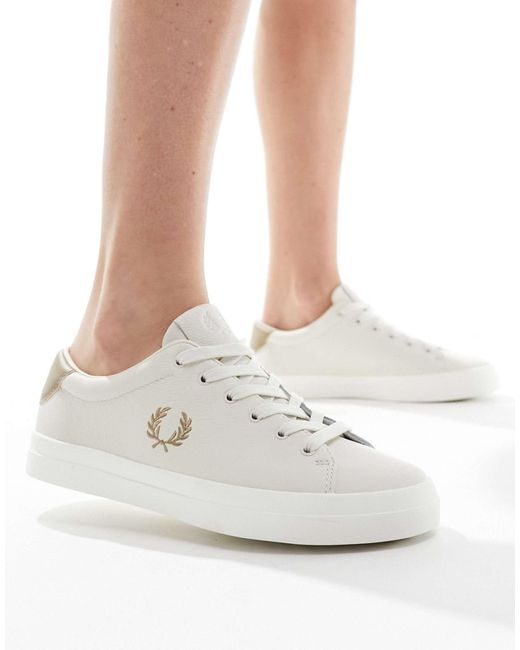 Fred Perry White – lottie – leder-sneaker