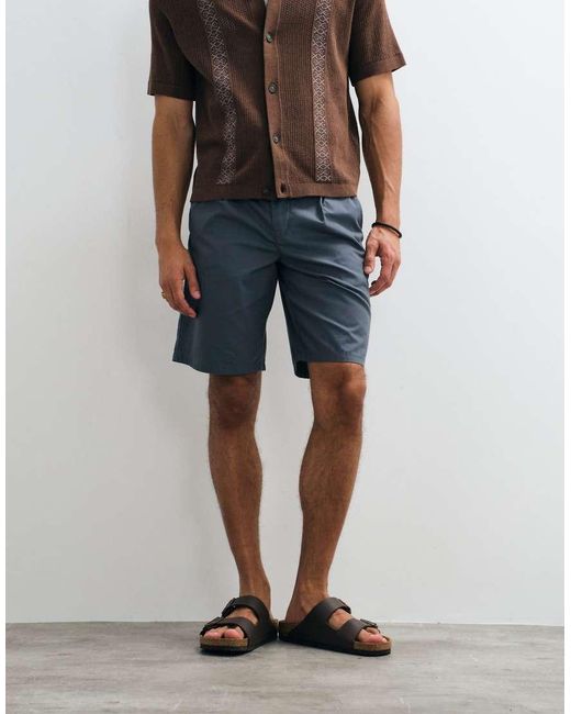 Only & Sons Losse Geplooide Cargoshort in het Gray voor heren