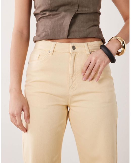 Threadbare Natural Straight Leg Jeans