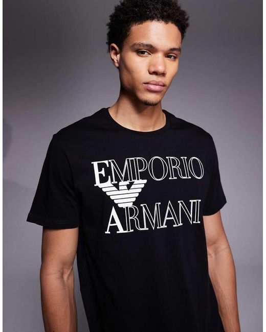 Emporio Armani Blue Bodywear T-Shirt for men