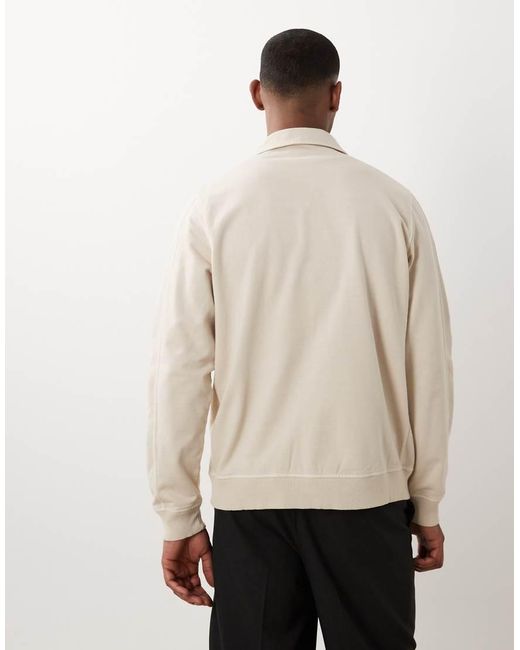 Paul Smith Natural Half Zip Sweatshirt for men