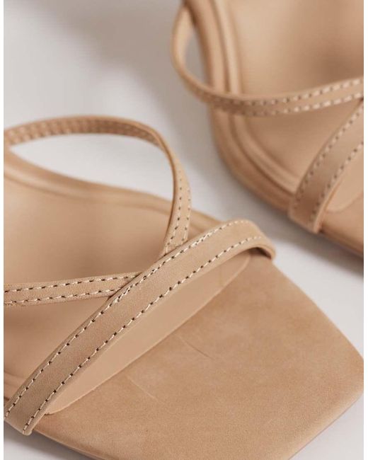 ALDO White Stellare Heeled Sandal With Ankle Strap