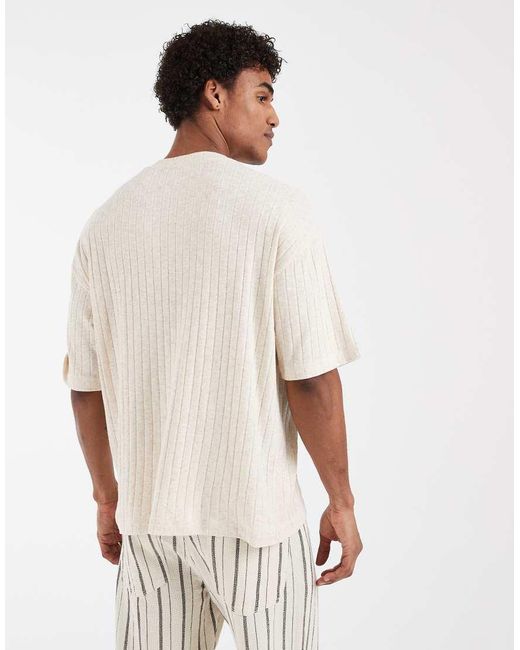 ASOS White Oversized T-shirt for men