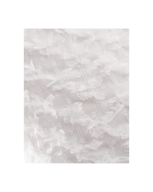 Pieces White Textured Cowl Neck Cami Maxi Dress