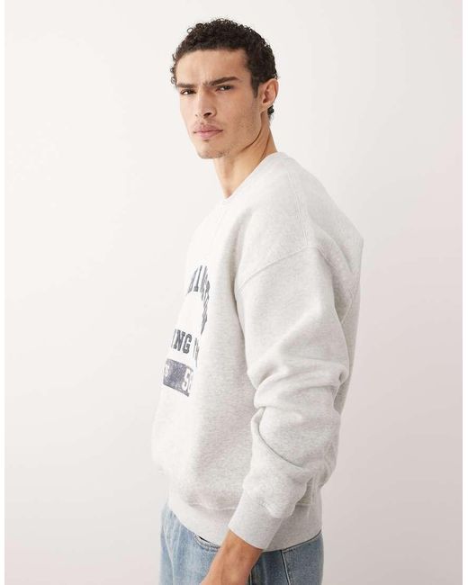 Abercrombie & Fitch Natural Button Up Henley Light Weight Jumper for men