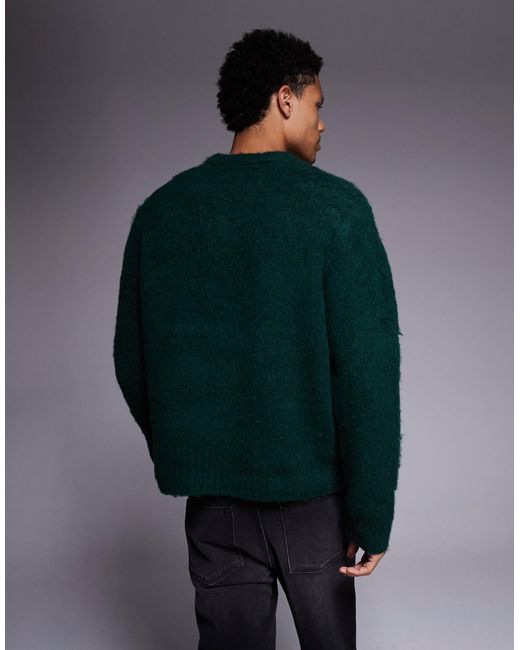 ADPT – flauschiger strickpullover in Gray für Herren