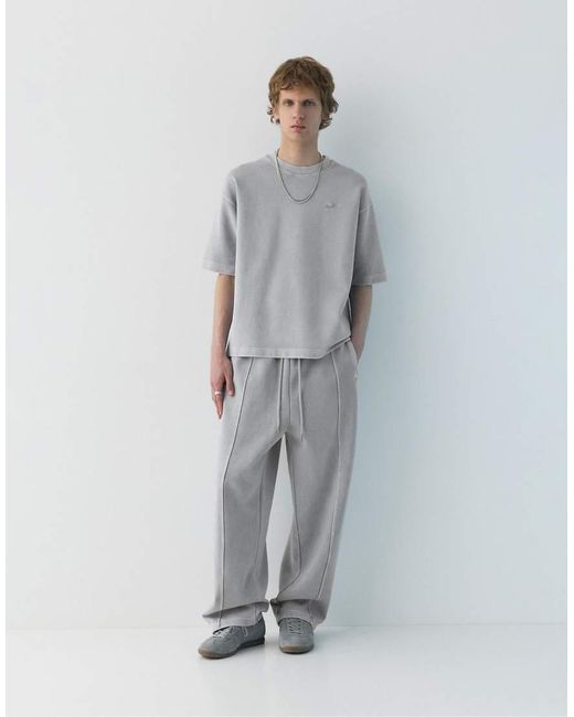 Pull&Bear Gray Skater joggers for men