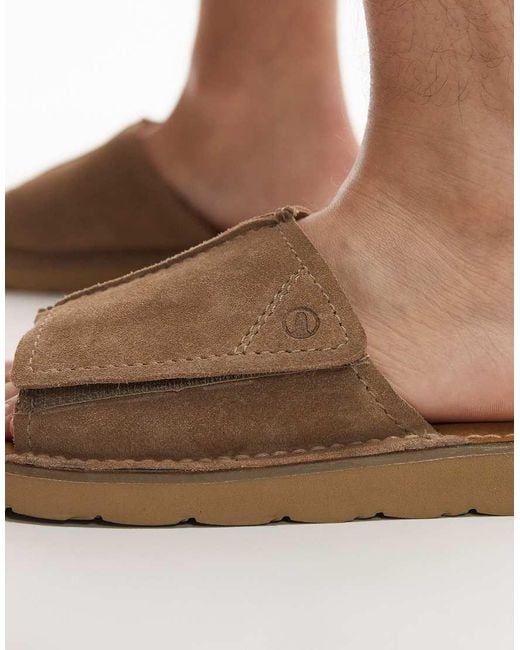 Clarks Natural Solsbury Slide for men