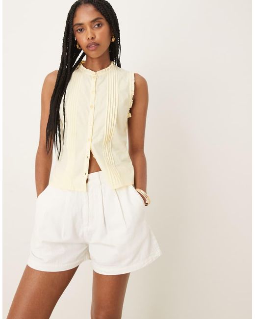 Nobody's Child Natural Ava Tailored Shorts