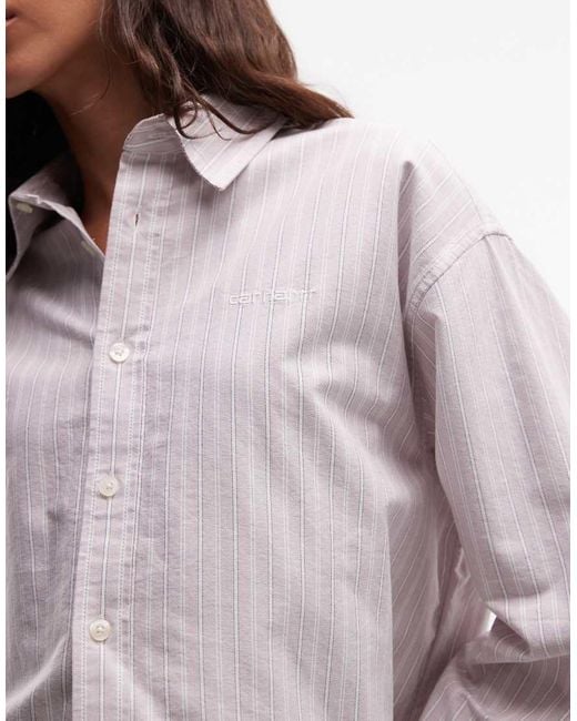 Carhartt Purple Gowan Long Sleeve Shirt