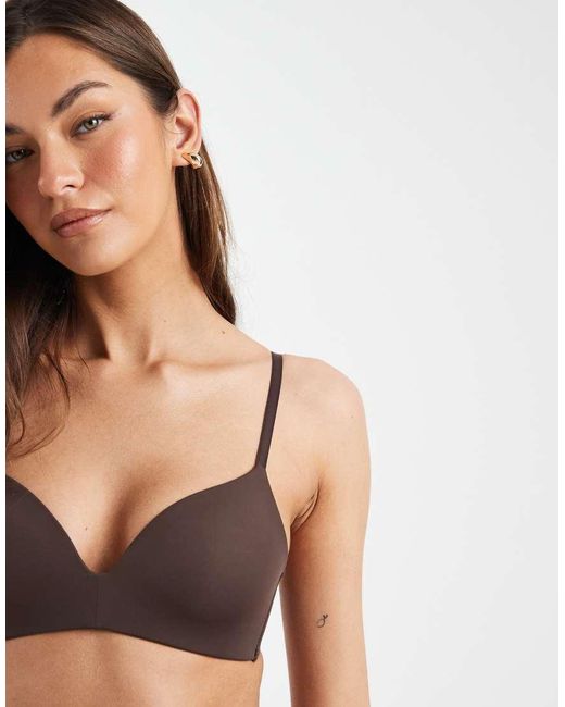 ONLY Brown Moulded Bra