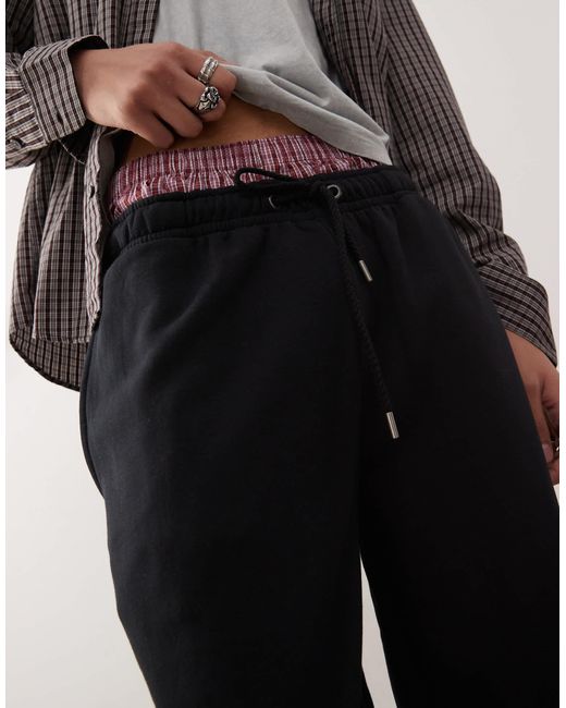 Collusion White joggers for men
