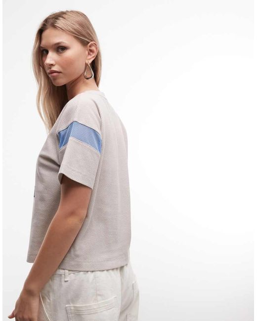 Reclaimed Vintage Blue Collegiate Tee