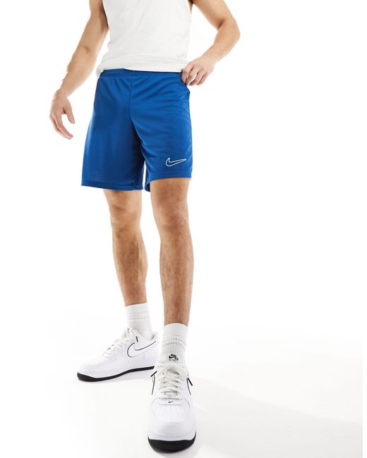 Academy dri-fit - pantaloncini blu a pannelli di Nike Football in Blue da Uomo