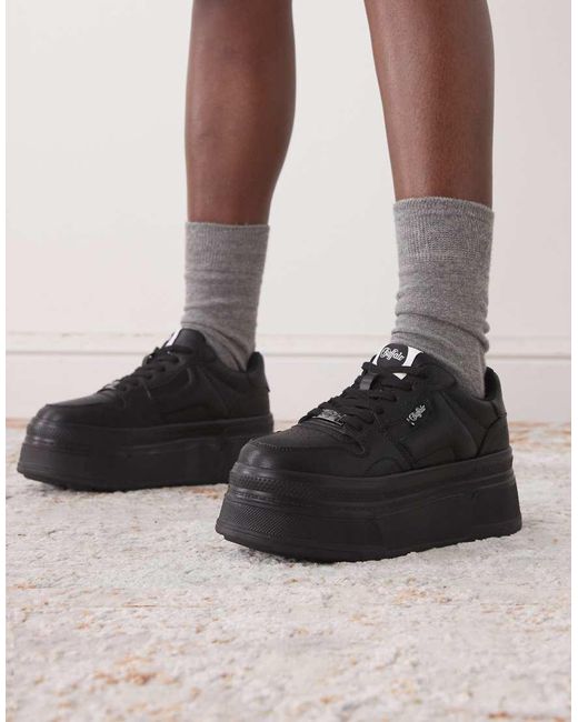 Buffalo Black Besu Chunky Trainer