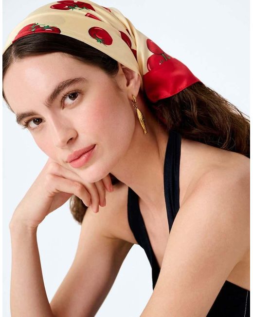 OMNES Red Tahiti Headscarf