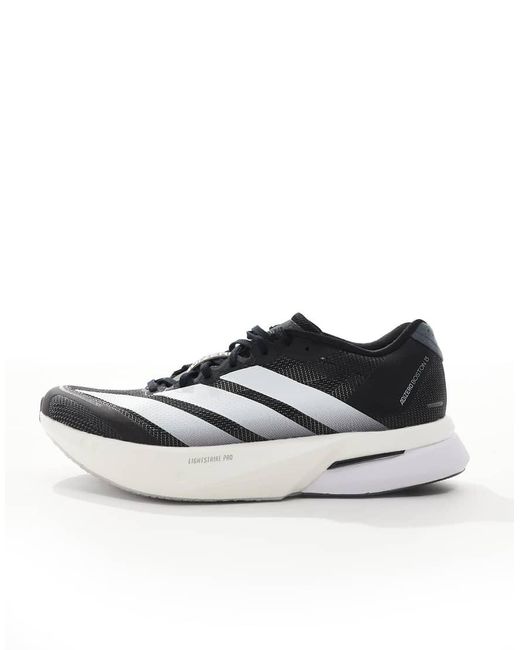 Zapatillas De Deporte Negras, Blanco Nube Y Grises Adizero Boston 13 Eqt De -Negro Adidas Originals de color White