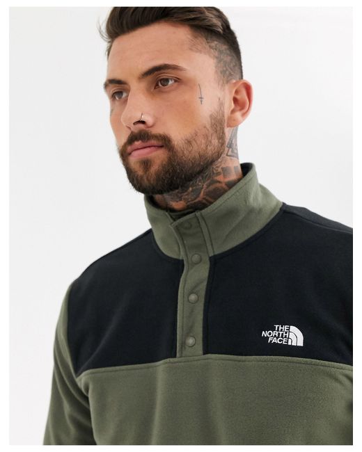 The North Face Tka Glacier Snap Neck Fleece for Men | Lyst UK
