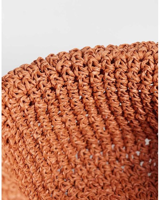 ASOS Brown Woven Hat for men