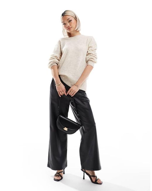 French Connection Natural Knitted Jumper With Twist Back Detail